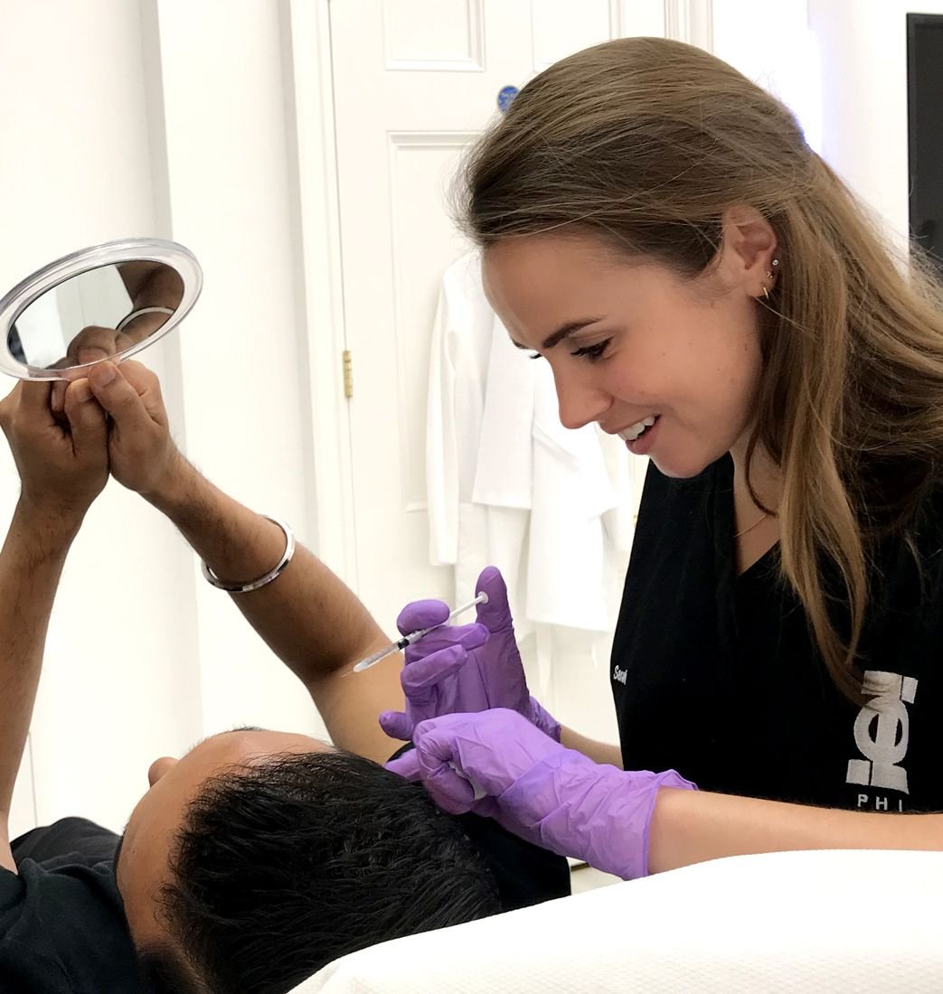 nurses inject botox london